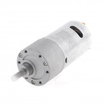 12V Voltage 500RPM Cylinder Shape DC Gearbox Geared Motor