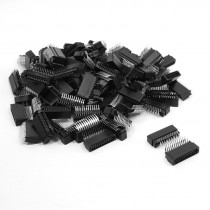100 Pcs 2x12 Pin 2 54mm Pitch 90 Degree Angle IDC Box Pin Headers 24 Pins