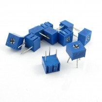 3362P 101 100 Ohm Through Hole Mounted Type Trimmer Cermet Potentiometers 10 Pcs