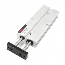 10mm x 70mm Dual Action Double Rod Guide Type Pneumatic Air Cylinder