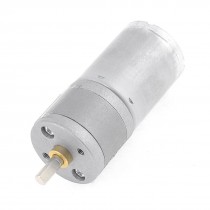 25mm Diameter Gearbox 25GA 100RPM 65mA 12V DC Geared Motor