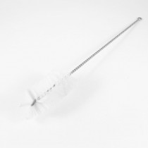 13.5 inch Length Metal Handle Nylon Bristle Test Tube Cleaning Brush