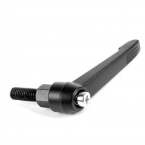 Machinery 8mm 0.3" Dia Male Thread Adjustable Clamping Handle