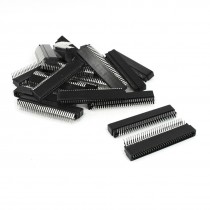 20 Pcs 2 54mm Pitch Dual Row 90 Degree Angle IDC Pin Headers 60 Pins