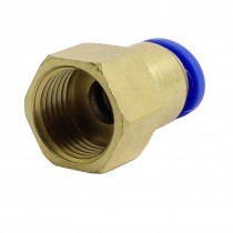 12mm to 19mm Female Thread Dia Push in Quick Straight Pneumatic Connector