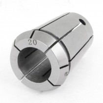 Stainless Steel 20mm Clamp Diameter Spring Collet Tool 2.04" Height Silver Tone
