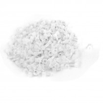 1000 Pcs 5mm Diameter CE5X Protective Closed End Wire Connectors Clear White