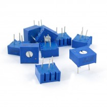 3386P-1-102 1K Ohm 1/12" Square Body Single Turn Trimmer Potentiometers 10 Pcs