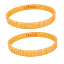 2 x Orange Soft Plastic 0.39" Width Electric Power Drive Belt for Makita 1900B