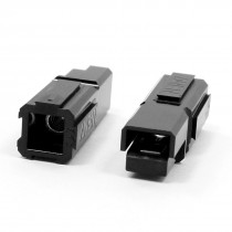 Black Plastic Housing 5mm Dia Fit Holes Powerpole Connector 600V 45A
