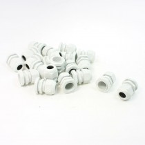 20 x PG13.5 Plastic Cable Gland Fastener White for 6mm to 12mm Dia Line