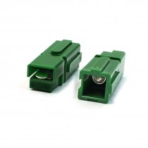 Green Plastic 10mm Diameter Holes Disconnetion Connector 75A 600V