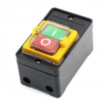 I/O ON OFF Plastic Shell Power Press Push Button Switch AC 380V 10A