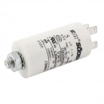 AC 450 5uF 50/60Hz 1/16" PT Male Dia. Motor Capacitor for Washing Machine
