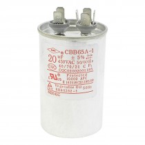 450V 5% Tolerance Non Polar Polypropylene Film Motor Capacitor 20uF
