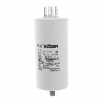 AC 450V 50/60Hz 25uF Washing Machine Non Polar Polypropylene Film Capacitor 3.5"