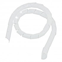 30mm OD 4.6Ft PE Spiral Cable Wire Wrap Tube Desktop PC Manage Cord