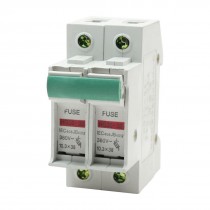 HG30-32 Model 10.3mm x 38mm Double Pole Fuse Holder AC380V 32A