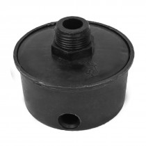 Air Compressor Black Plastic 0.63" Thread Diameter Filter Muffler