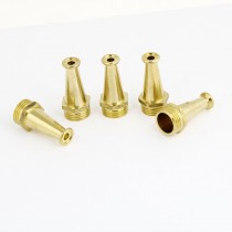 1/2" PT Thread Gold Tone Welding Acetylene Gas Cutting Torch Nozzle Tip 5 Pcs