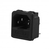 IEC320 C14 Inlet Male Power Plug 3 Terminals Socket AC 250V 10A Kbbwk