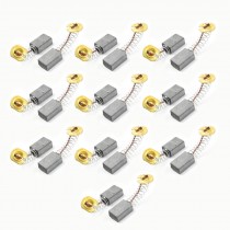 10 Pairs Copper Lead-wire 31/64" x 5/16" x 1/5" Motor Carbon Brush