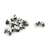 17 Pcs Momentary Right Angle Tact Press Button Switch 6.2mm x 6.2mm x 3.2mm
