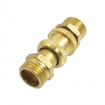 Air Compressor Part 1/4"PT Male Thread Release Valve Gold Tone