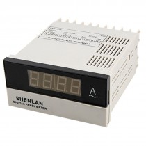 AC 0-2A 3 1/2 Red LCD Digital Ampere Panel Meter Ammeter