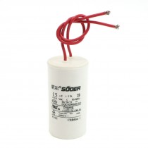 15uF 450VAC 50/60Hz Polypropylene Film Washing Machine Motor Capacitor CBB60A-1