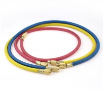 500 PSI 1/4" PT Thread Female Connector Charging Hoses Tube for Refrigeration