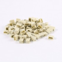 100 Pcs Single Row 3 Pin 1.5mm Pitch PCB Header Connector Socket Beige