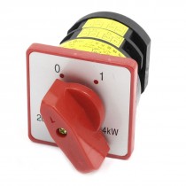 Rotary Cam Universal Changeover Switch 2 Pole 2 Position 380V 20A 4KW
