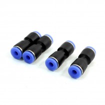 4X Air Pneumatic 4mm 4mm Quick Connector Straight Push in Joints Coupler