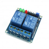 2Channels Optocoupler Shielded Low Level Trigger Relay Module Board 9V DC