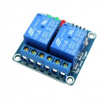 High Level Trigger 2 Channels PLC Power Relay Module Board 24V DC for Arduino