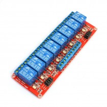 Optocoupler Shielded High/Low Level Relay Module DC 9V 8Channel for PIS ARM