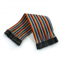 18cm Long 40Pin Female to Female F/F Wire Jumper Cable Line Connect Colorful