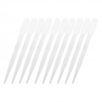 10 Pcs Clear Plastic 3ML Capacity Graduated Transfer Pipet Dropper