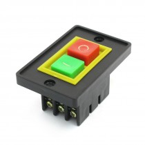 Red Green I/O 2-Positions Self-Locking Push Button Switch AC380V 2KW
