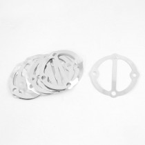 10 Pcs Silver Tone Aluminum Air Compressor Cylinder Head Base Gaskets
