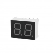 Common Anode 10 Pin 2 Bit 7 Segment Red LED Display Digital Tube 25x19mm