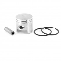 Silver Tone 8mm Bore Diameter Piston Pin Sealing Ring Set for Air Compressor