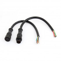 16.5" LED Light Strips 8 Pin Waterproof Extension Connector Cable