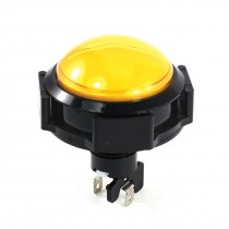 2" Diameter Yellow Button Momentary SPST Pushbutton Switch for Game Machine