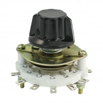1P6T 1 Pole 6 Throw Band Channel Rotary Switch Selector for Control Panel
