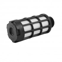 26mm 3/4" PT Male Threaded Pneumatic Noise Sound Plastic Silencer Muffler