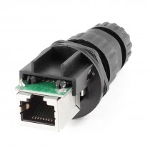 RJ45 Panel Mount IP67 Waterproof Connector M19 Connect Adapter