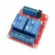 DC12V 2Channel Optocoupler Driver High/Low Level Trigger Power Relay Module