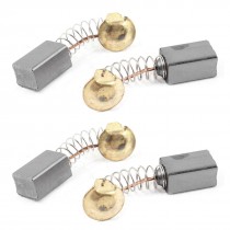 4 Pcs 31/64" x 19/64" x 1/4" Replacement Motor Carbon Brushes Power Tool